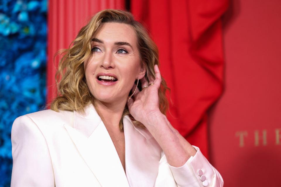 Kate Winslet says she was drawn to the "bizarre, bonkers world" of HBO's new limited series.
