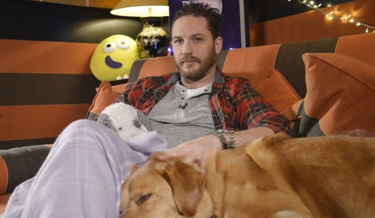 Tom Hardy appears on CBeebies this New Year's Eve - Credit: BBC