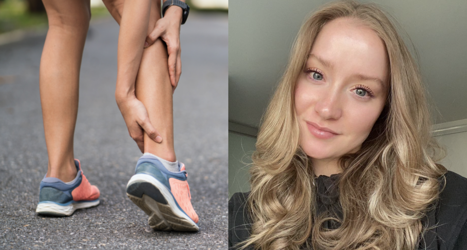 I was diagnosed with plantar fasciitis in 2020, which taught me a lot about wellness and mental health. (Photo via Instagram/Getty Images)