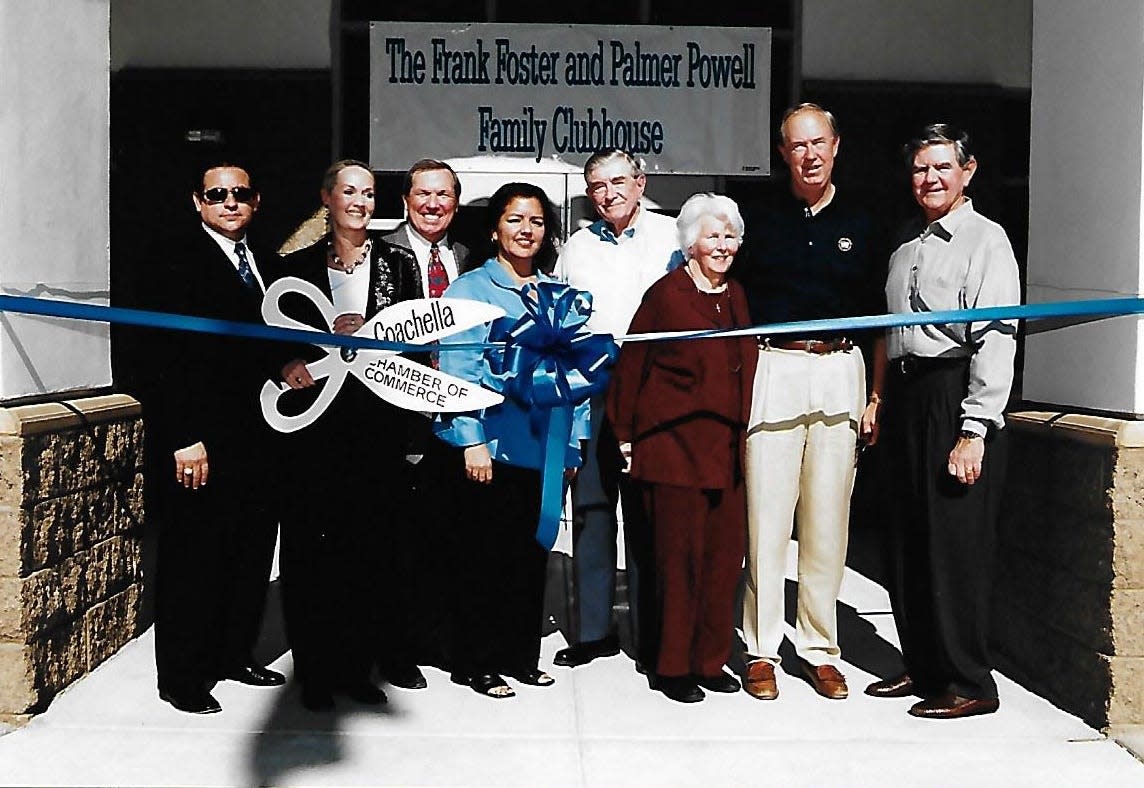 In 2002, when Boys & Girls Clubs of Coachella Valley opened its Coachella clubhouse doors, it was named The Frank Foster and Palmer Powell Family Clubhouse.