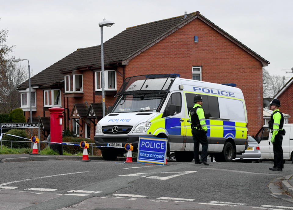 <em>Police said the risk to Mr Skripal’s neighbours remains low (Rex)</em>