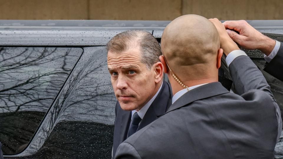 HUNTER Biden arrives in court