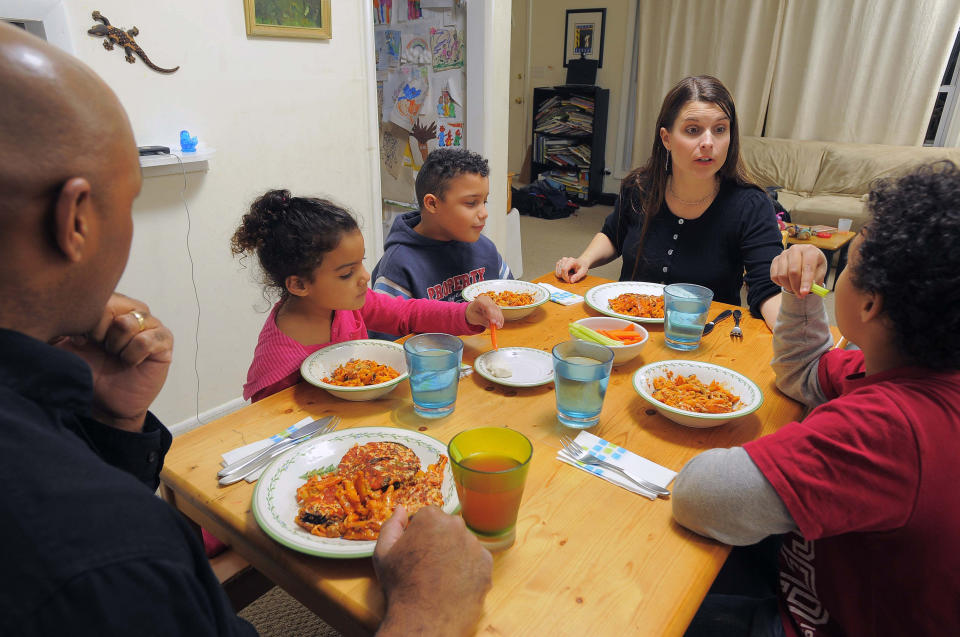 New data from the Census Bureau reveals that households with children versus those without are faring worse in the COVID-19 world in terms of providing food and shelter.  (Karl Merton Ferron/Baltimore Sun/Tribune News Service via Getty Images)