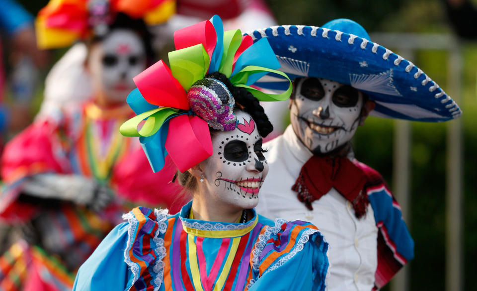 Day of the Dead parade in Mexico City