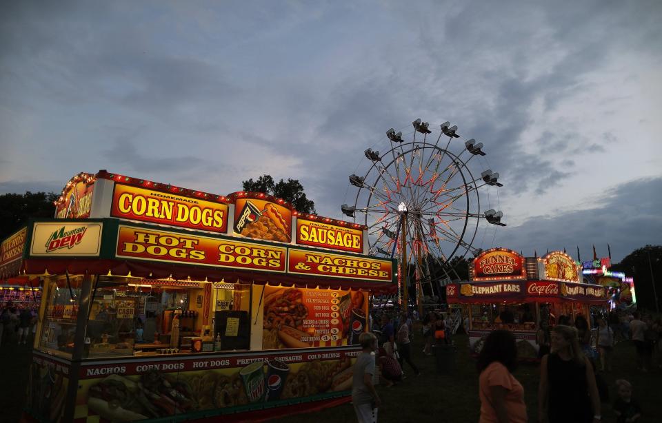 A variety of rides and games were part of the St. Brendan Parish Festival in 2021.