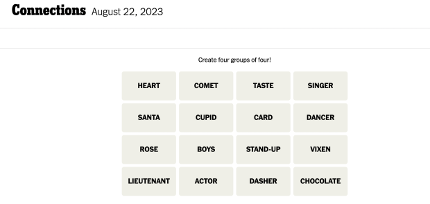 Connections' Hints and Answers for NYT's Tricky Word-Grouping Game