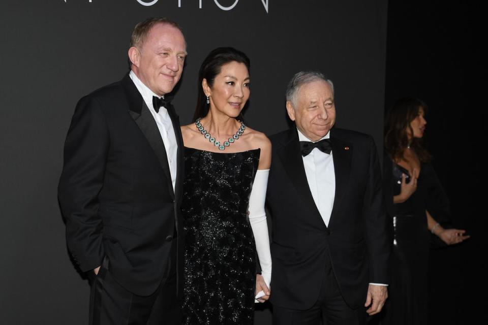 莎瑪海耶克的富商老公開雲集團CEO François-Henri Pinault（左）資產超過2100億台幣，楊紫瓊的男友尚陶德（右）也是千億身價。（東方IC）