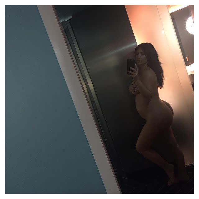 102) Kim Kardashian nude - August 2015