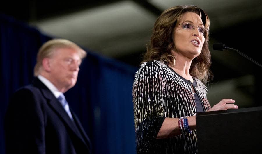 The 10 Most Questionable Things Sarah Palin Said During Donald Trump Endorsement Speech