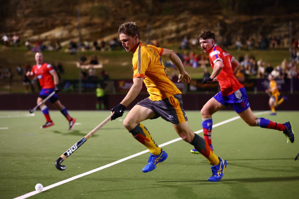 Related: Jared Taylor of the Blaze in action during the round seven Hockey One League Mens match between Brisbane Blaze and Adelaide Fire at Queensland State Hockey Centre, on 11 November 2022, in Brisbane, Australia (Getty Images)