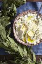 <p>Another famous Irish dish is colcannon. To make it, you just sautée chopped cabbage, and mix it into your favorite mashed 'tater recipe. We suggest this one, which is loaded with sour cream and horseradish.</p><p><strong><a href="https://www.countryliving.com/food-drinks/a34347216/horseradishsour-cream-mashed-potatoes-recipe/" rel="nofollow noopener" target="_blank" data-ylk="slk:Get the recipe;elm:context_link;itc:0;sec:content-canvas" class="link ">Get the recipe</a>.</strong></p>