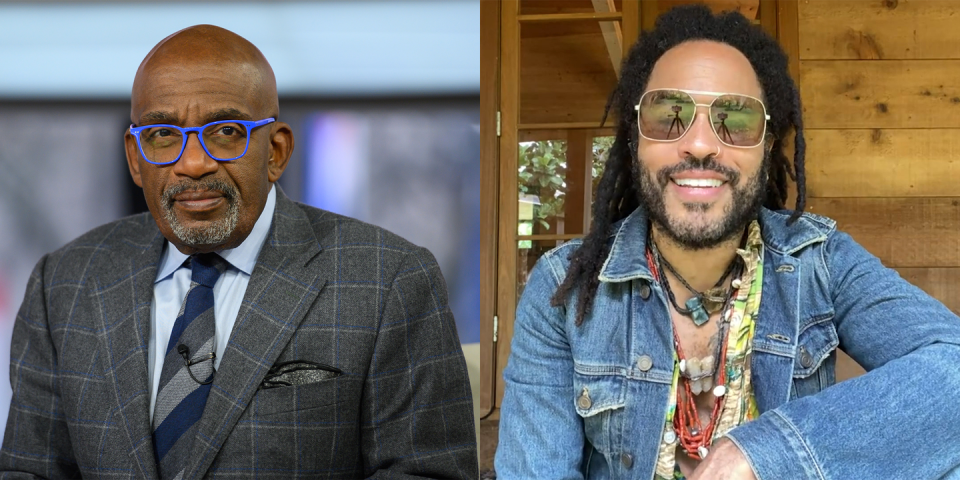 Al Roker and Lenny Kravitz