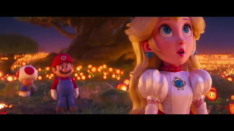 Una captura de Super Mario Bros. la película