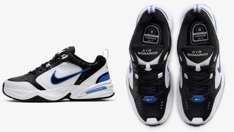 The Air Monarch is a highly popular walking shoe from Nike.