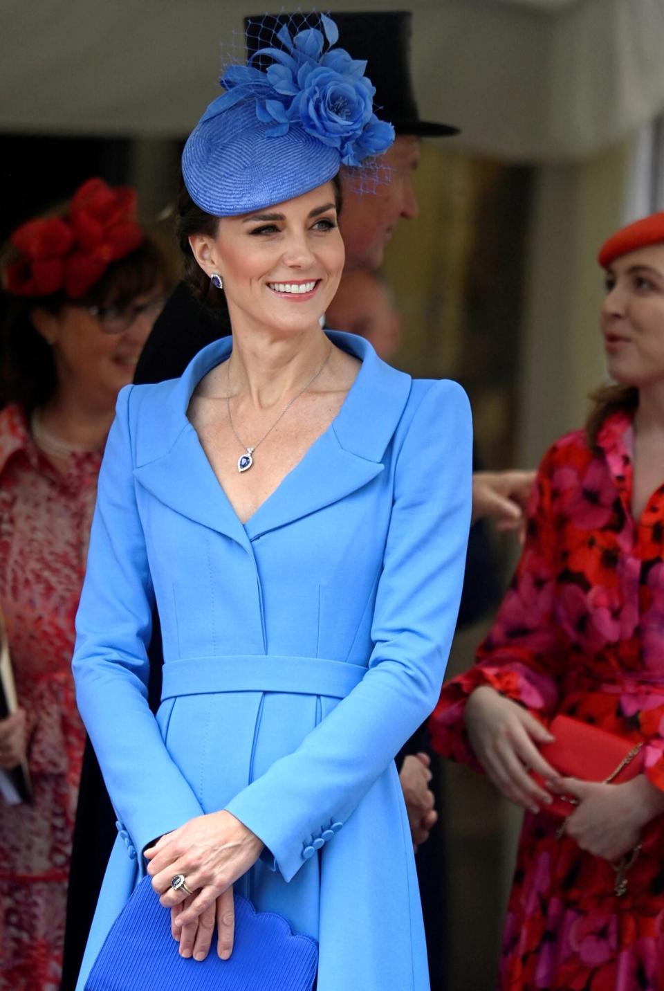 Catherine, Duchess of Cambridge attends the Order of the Garter Service