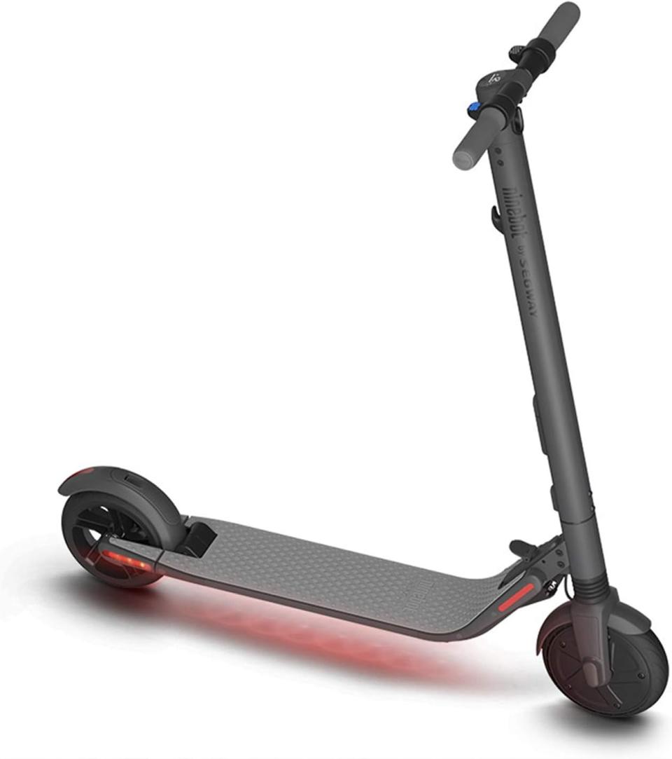 gray segway electric scooter