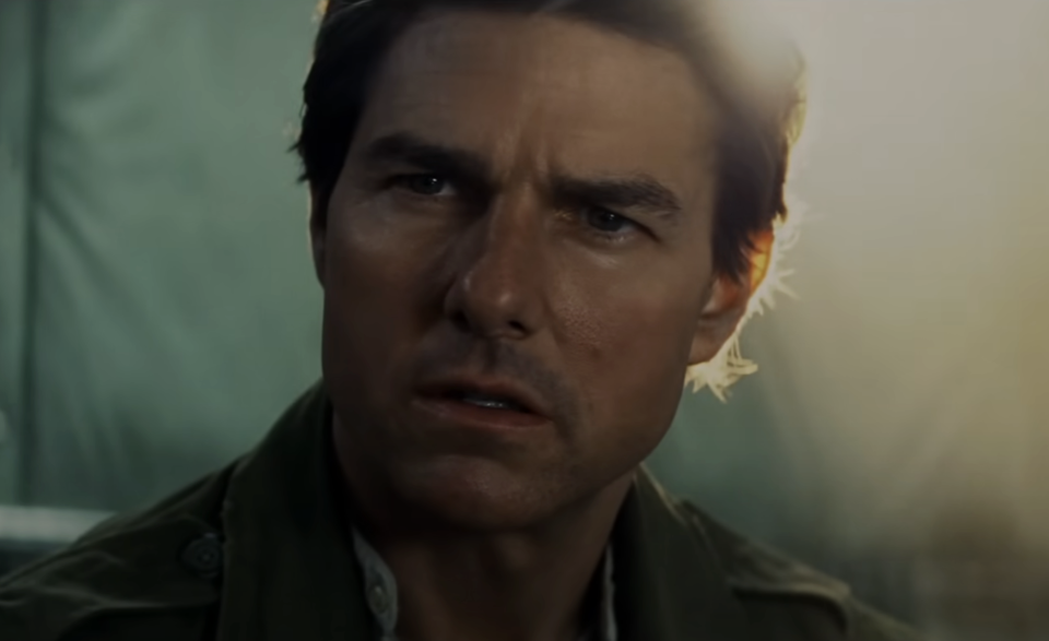 Closeup of Tom Cruise