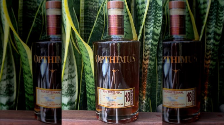Opthimus 18 rum bottle