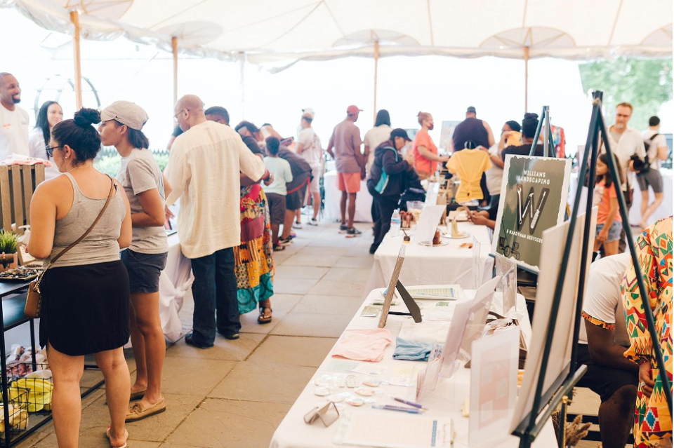 The Rotch-Jones-Duff-House hosted the BuyBlackNB Pop-Up Event on Juneteenth in New Bedford in 2021.