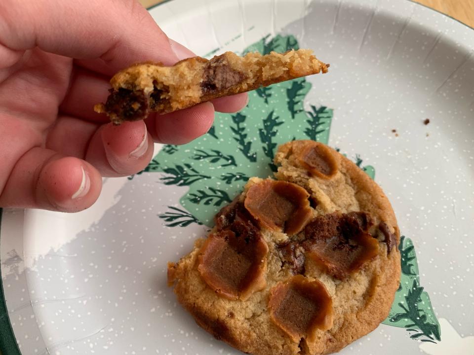 waffle maker cookie hack