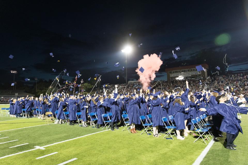 West Henderson High School celebrated its class of 2022 Friday night at Johnson Field. [PAT SHRADER/ SPECIAL TO THE TIMES-NEWS]