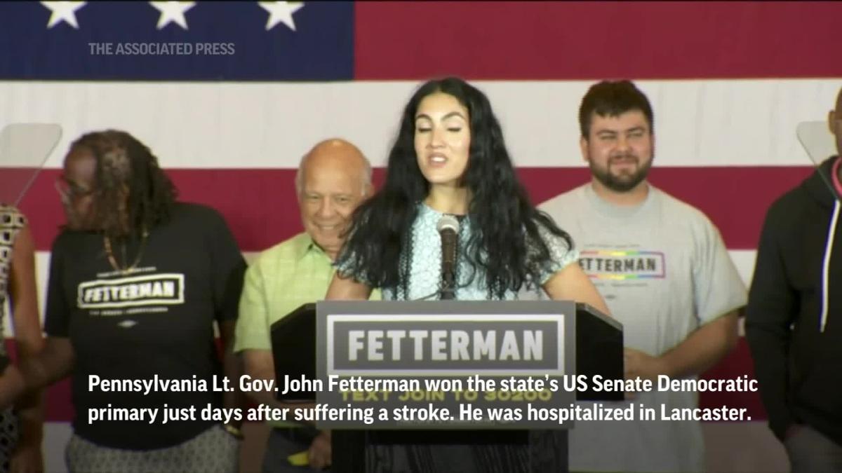 Fetterman Wins Pa Senate Dem Primary Wife Speaks 