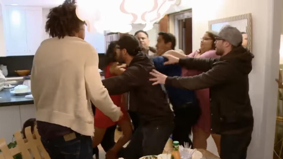 13. Pedro and Chantel’s Brother Get Physical at Dinner (‘Happily Ever After?,’ Season 3)