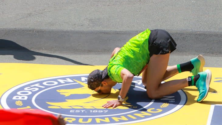 Finish Line at Boston