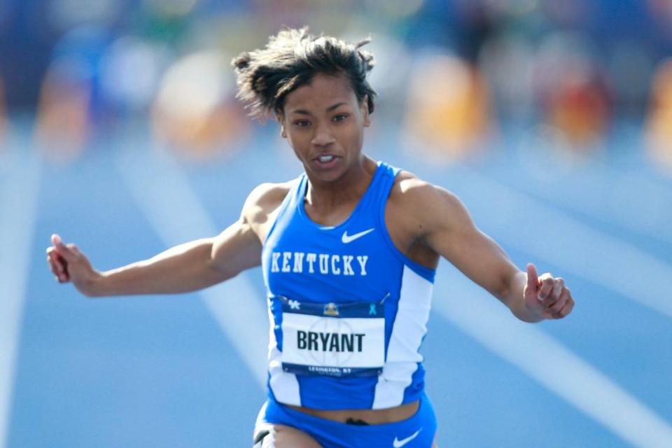 Dezerea Bryant was a 12-time All-American in sprint events during her college career.