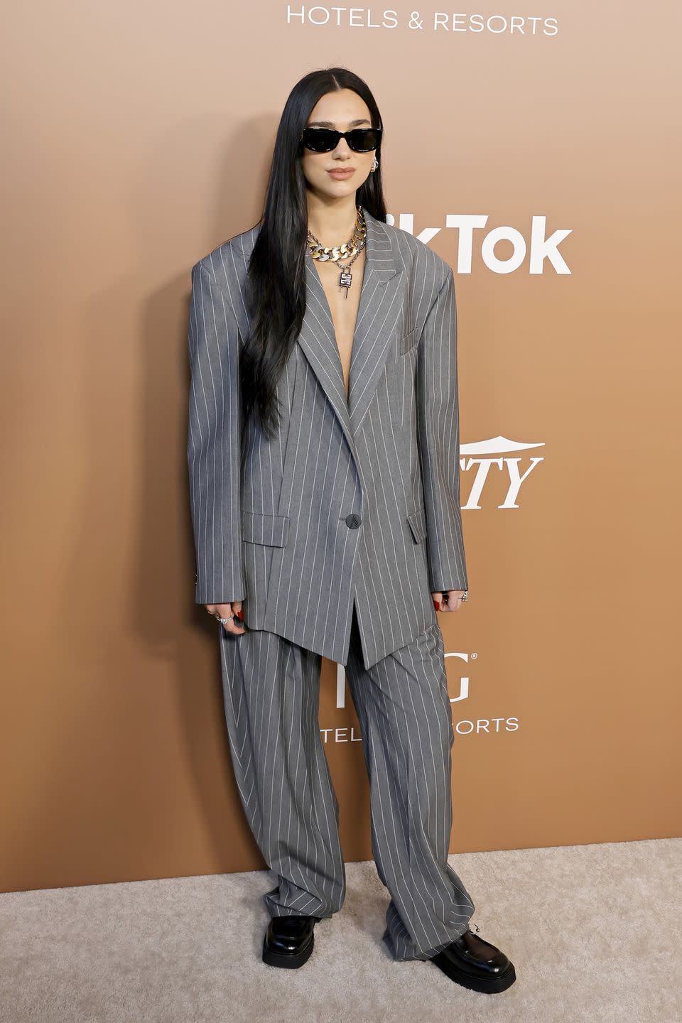 los angeles, california   december 03 dua lipa attends variety's 2022 hitmakers brunch at city market social house on december 03, 2022 in los angeles, california photo by kevin wintergetty images