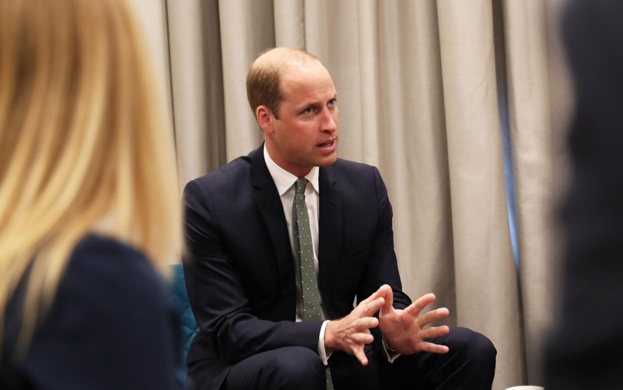 The Duke of Cambridge hopes to tackle cyberbullying - PA