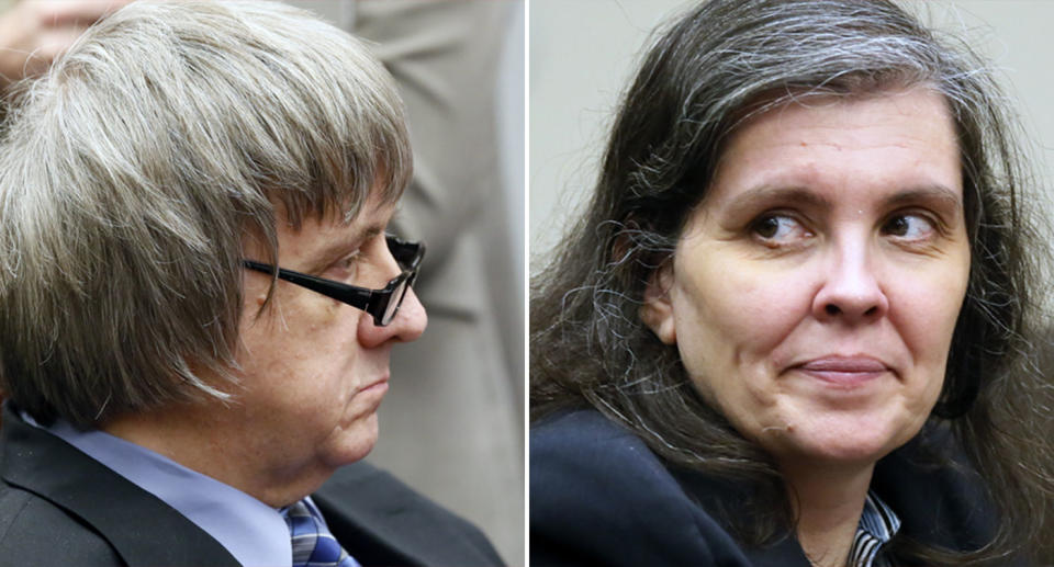 David Turpin and wife Louise in court on Wednesday. Source: AAP