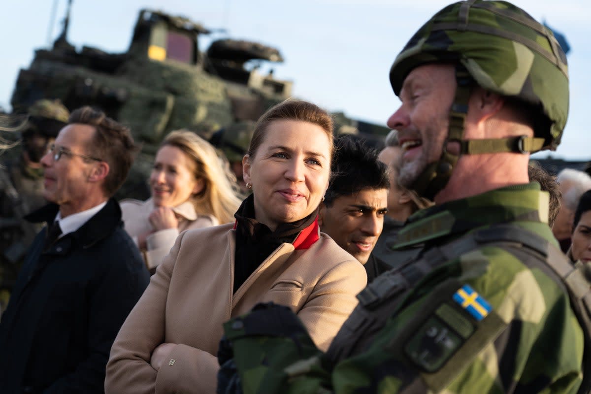 Danish prime minister Mette Frederiksen during a recent meeting on Ukraine in Sweden (Office of Denmark’s Prime Minister)