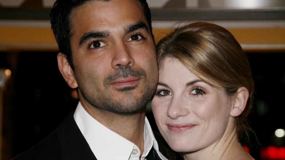 Jodie Whittaker with Christian in 2009, a year after they tied the knot