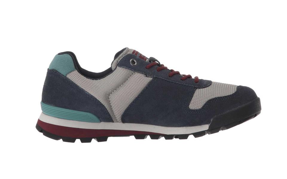 <p><a rel="nofollow noopener" href="http://www.anrdoezrs.net/links/7876402/type/dlg/sid/TL_WalkingShoes/http://www.6pm.com/p/merrell-solo-navy/product/8711460/color/9" target="_blank" data-ylk="slk:Merrell’s Solo;elm:context_link;itc:0;sec:content-canvas" class="link ">Merrell’s Solo</a> ($90) looks far more like a sneaker than a <a rel="nofollow noopener" href="http://www.travelandleisure.com/style/shoes/best-hiking-shoes-for-women" target="_blank" data-ylk="slk:hiker;elm:context_link;itc:0;sec:content-canvas" class="link ">hiker</a>, but they snuck in all of the basic technical components — like air cushioning in the heel and a nylon shank for arch support — to keep your feet happy for miles of trail.</p>