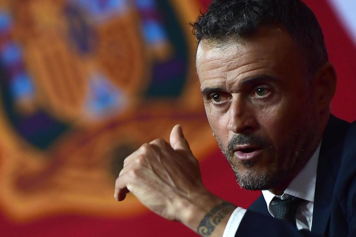 Positive start | Luis Enrique: AFP/Getty Images/Pierre-Philippe Marcou