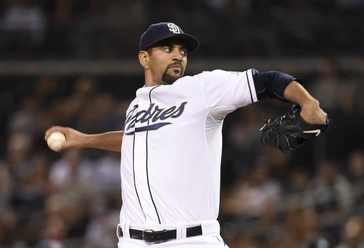 Tyson Ross is drawing interest from a number of clubs. (Getty Images/Denis Poroy)