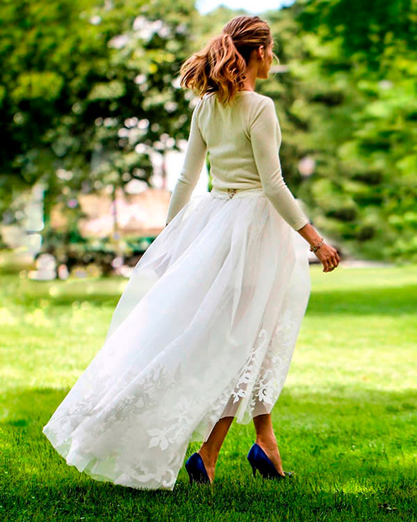 Zapatos de boda de Olivia Palermo