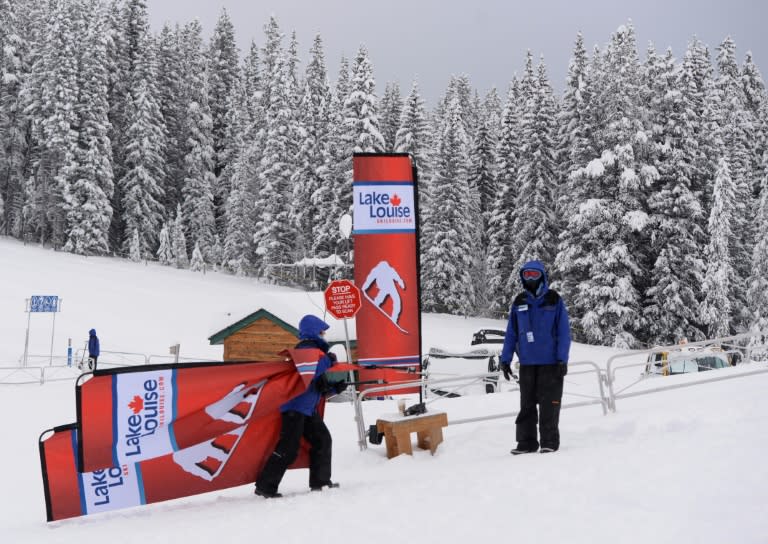 the Lake Louise course is considered one of the easier downhills on the World Cup circuit