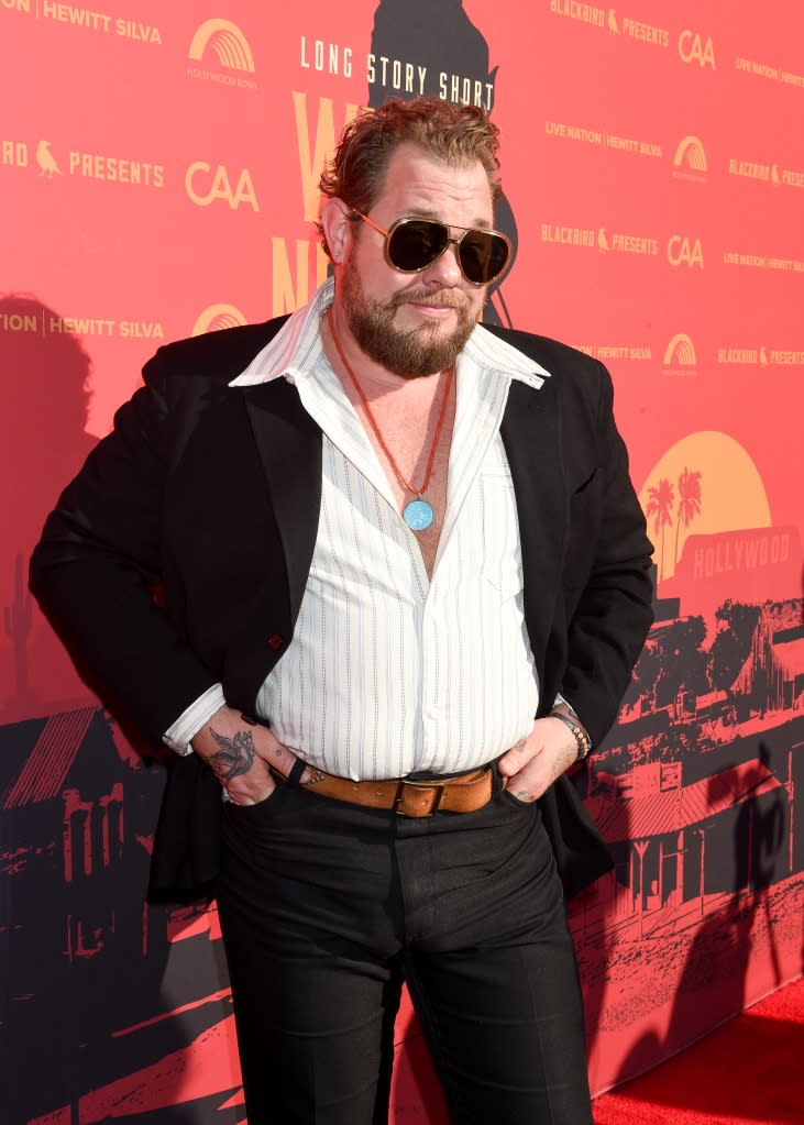 Nathaniel Rateliff at "Long Story Short: Willie Nelson 90" held at the Hollywood Bowl on April 29, 2023 in Los Angeles, California.