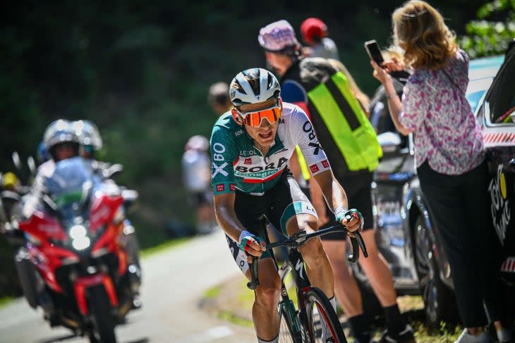 <span class="article__caption">Lennard Kamna (Bora-Hansgrohe) also left the Tour on Tuesday. </span> (Photo: Jasper Jacobs/Belga Mag/AFP via Getty Images)