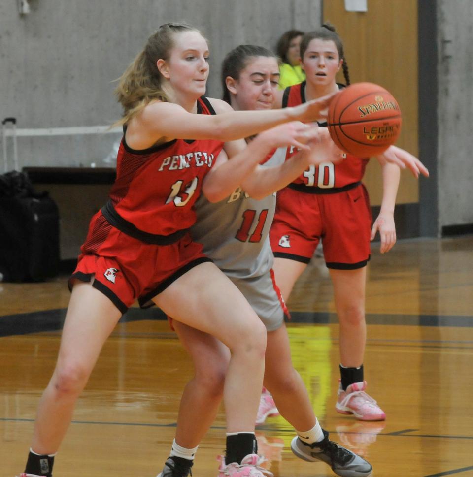 Jack Funk, left, and the Penfield girls are ranked No. 8 in Class AA and Kyleigh Chapman and Canandaigua are at No. 11 in Class A.