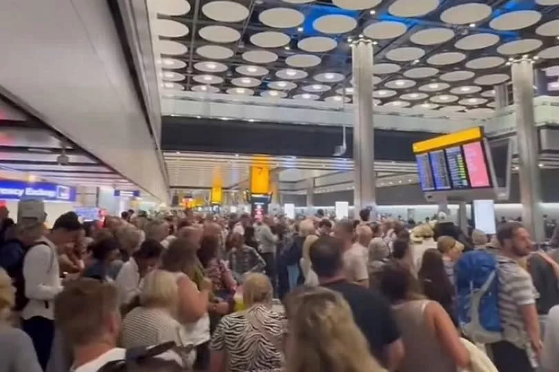 Chaos at Heathrow Airport was caused by an alleged IT failure