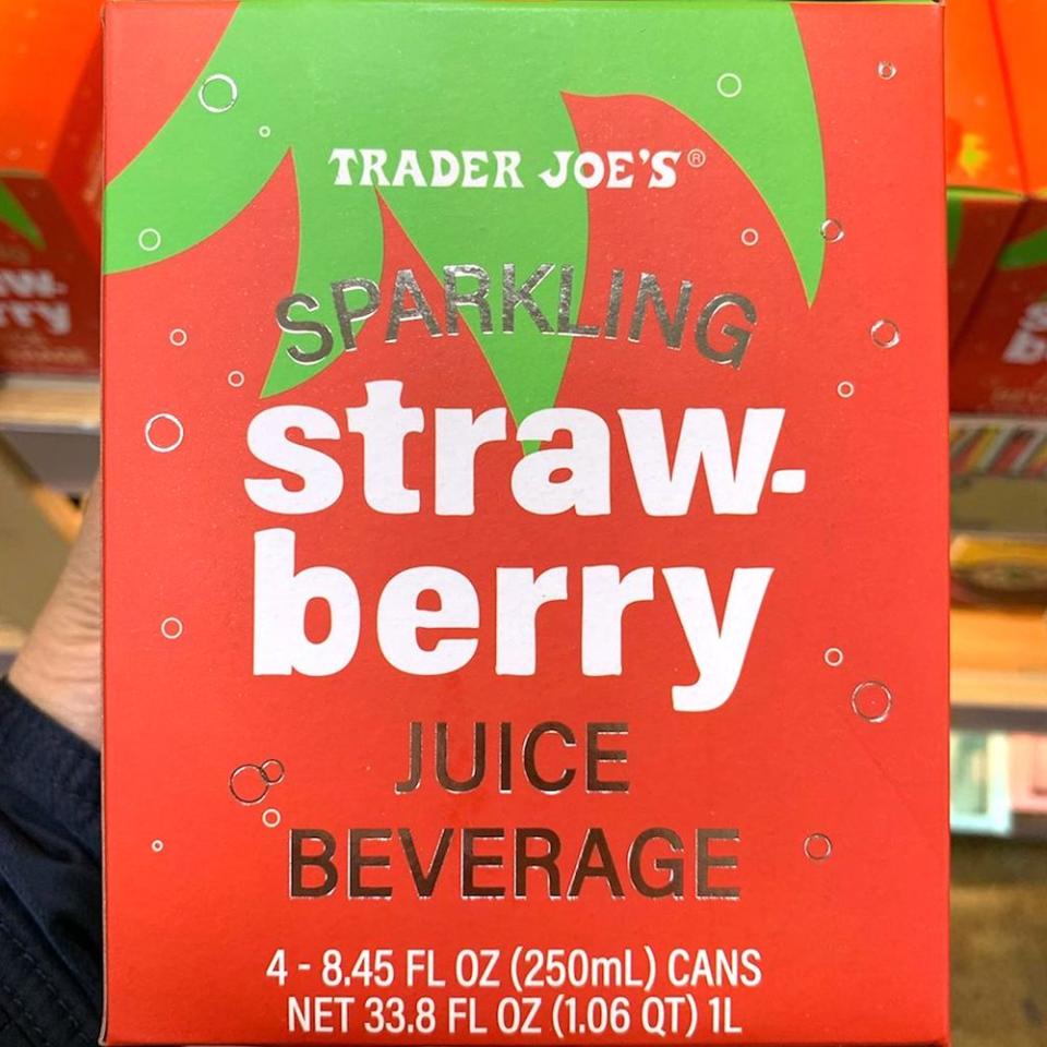 Sparkling Strawberry Juice