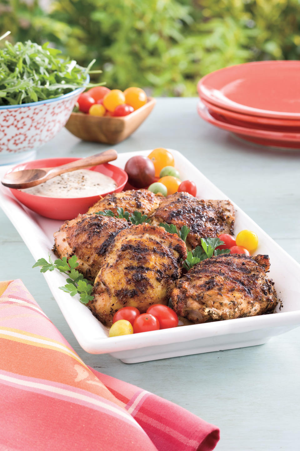 Grilled Chicken With White Barbecue Sauce