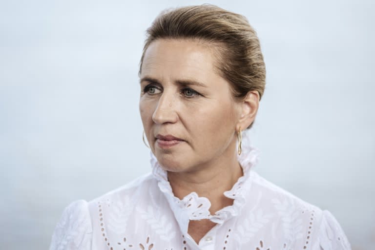 La primera ministra de Dinamarca, Mette Frederiksen, reaparece en Allinge el 14 de junio de 2024 (Thomas Traasdahl)