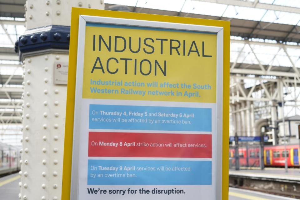 News Shopper: Nine train companies will be affected today (April 8) by Aslef driver strikes.
