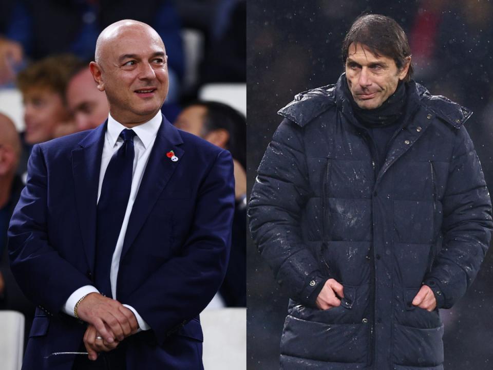 Daniel Levy and Antonio Conte have helped steer the Tottenham ship into an iceberg  (Getty Images)