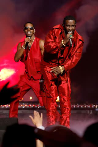 <p>Jason Kempin/Getty </p> From Left: Christian Combs and Diddy