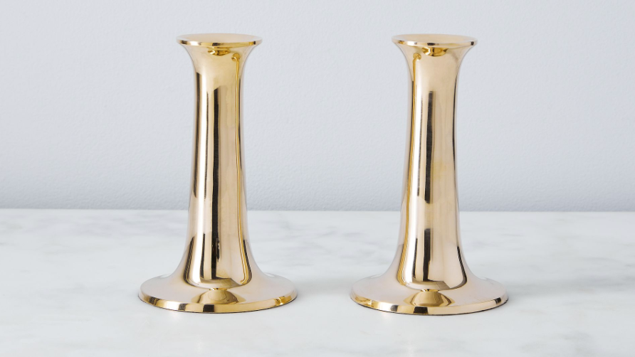 A set of shabbat candlesticks are good to have on hand.